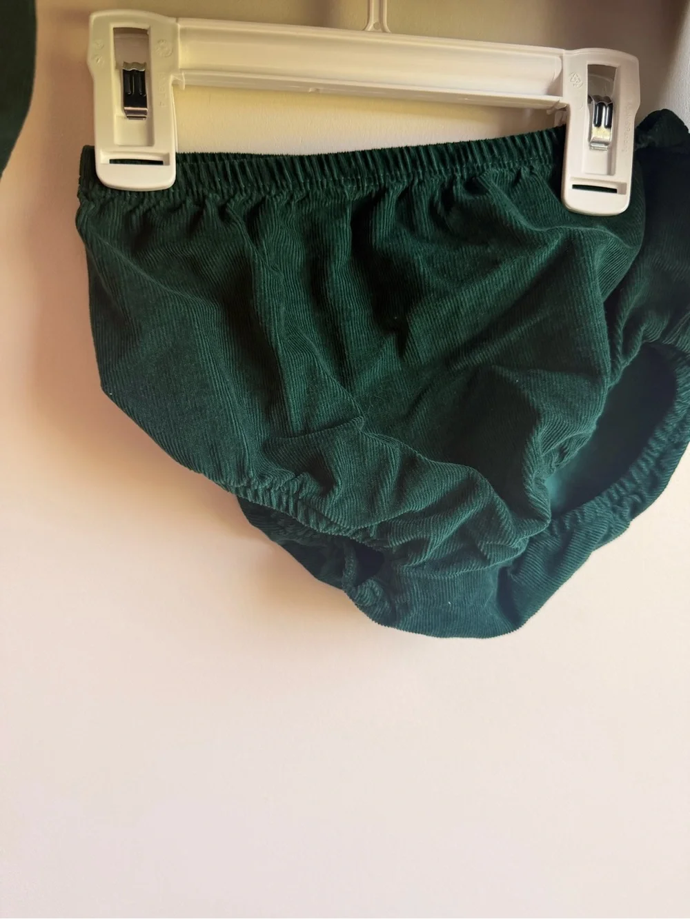 Carter's Deep Green Corduroy Button-Front Dress
